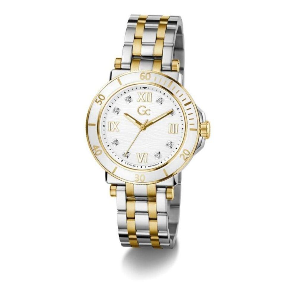 GC Stainless Steel Dress Watch with Sleek Design Women Gray Watches